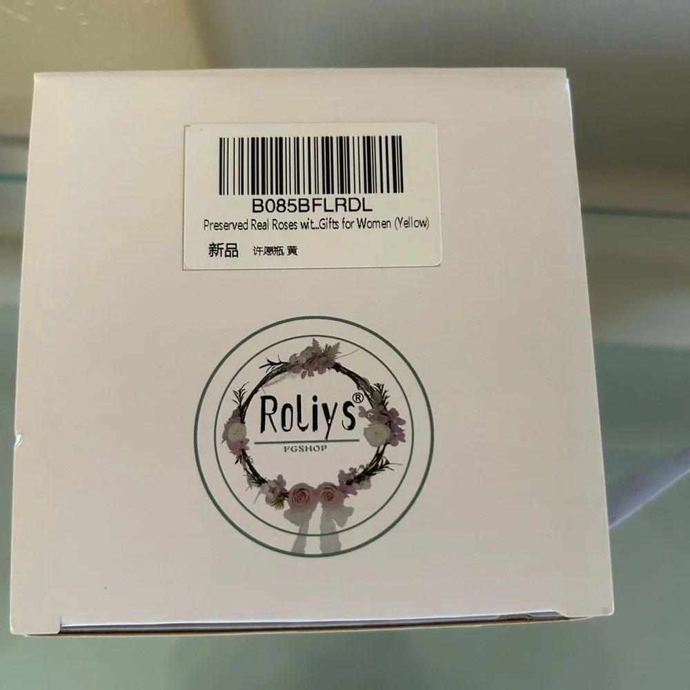 NWT Roliys Preserved/Eternal Rose